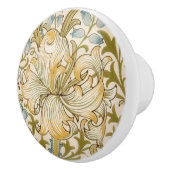 William Morris Lily Art Nouveau Floral Keramikknauf (Rechts)