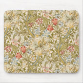 William Morris Lily Art Nouveau Floral Mousepad (Vorne)