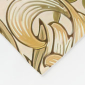William Morris Lily Art Nouveau Floral Pattern Fleecedecke (Ecke)