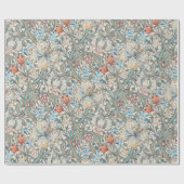 William Morris Lily Art Nouveau Floral Pattern Geschenkpapier (Flach)