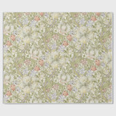 William Morris Lily Art Nouveau Floral Pattern Geschenkpapier (Flach)