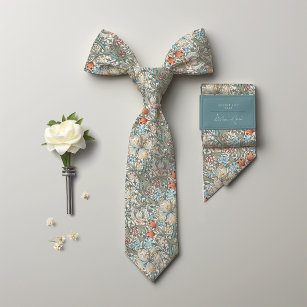William Morris Lily Art Nouveau Floral Pattern Krawatte