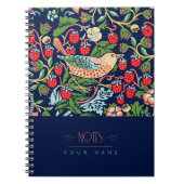 William Morris Lily Art Nouveau Floral Pattern Nic Notizblock (Vorderseite)