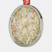 William Morris Lily Art Nouveau Floral Pattern Ornament Aus Metall (Links)