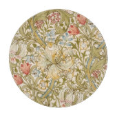 William Morris Lily Art Nouveau Floral Pattern Schneidebrett (Vorderseite)