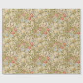 William Morris Lily Art Nouveau Floral Pattern Wra Geschenkpapier (Flach)