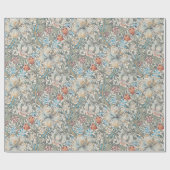 William Morris Lily Art Nouveau Floral Pattern Wra Geschenkpapier (Flach)