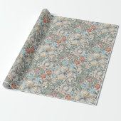 William Morris Lily Art Nouveau Floral Pattern Wra Geschenkpapier (Ungerollt)
