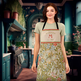 William Morris Lily Art Nouveau Floral Schürze