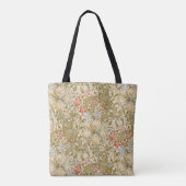 William Morris Lily Art Nouveau Floral Tasche (Rückseite)