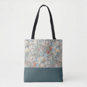 William Morris Lily Art Nouveau Floral Two-Tone Tasche (Vorderseite)