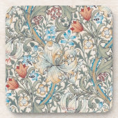 William Morris Lily Art Nouveau Getränke Coaster Getränkeuntersetzer (Vorderseite)