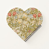 William Morris Lily Art Nouveau Notizblock (Rückseite)