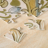 William Morris Lily Art Nouveau Puzzle (Seite)