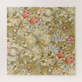 William Morris Lily Art Nouveau Puzzle (Horizontal)