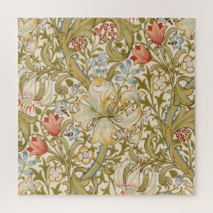 William Morris Lily Art Nouveau Puzzle