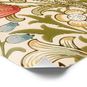 William Morris Lily Pattern Poster (Ecke)