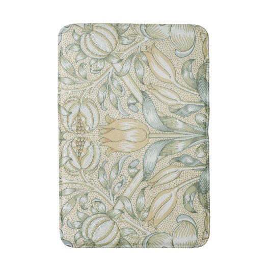 William Morris Lily und Pomegranate Blume Classic Badematte (Vorderseite Vertikal)