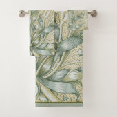 William Morris Lily und Pomegranate Blume Classic Badhandtuch Set (Insitu)
