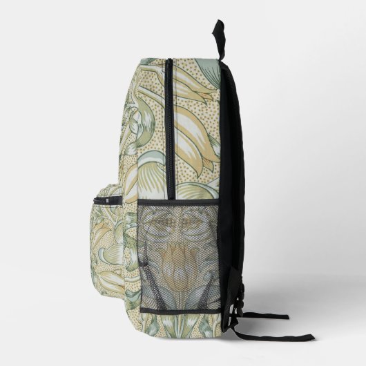 William Morris Lily und Pomegranate Blume Classic Bedruckter Rucksack (Rechts)