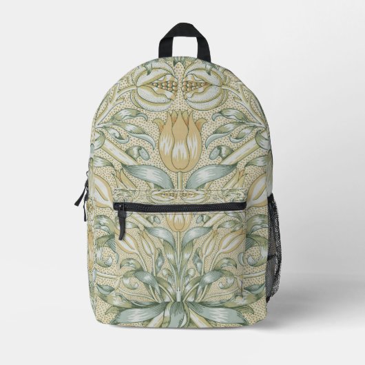 William Morris Lily und Pomegranate Blume Classic Bedruckter Rucksack (Vorderseite)