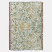 William Morris Lily und Pomegranate Blume Classic Decke (Vorderseite Vertikal)