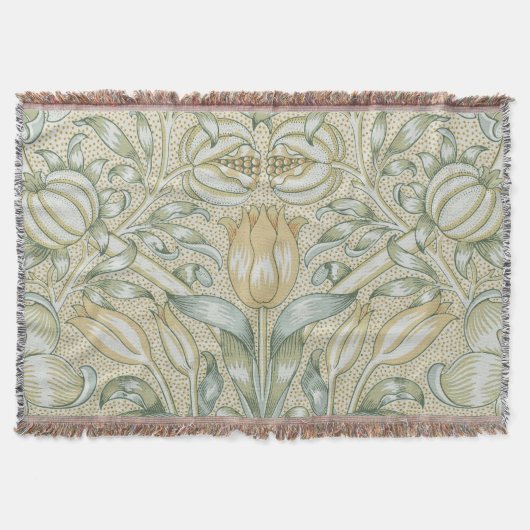 William Morris Lily und Pomegranate Blume Classic Decke (Vorderseite)