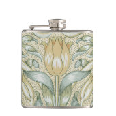 William Morris Lily und Pomegranate Blume Classic Flachmann (Vorderseite)