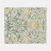William Morris Lily und Pomegranate Blume Classic Fleecedecke (Vorderseite (Horizontal))