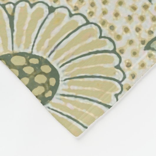 William Morris Lily und Pomegranate Blume Classic Fleecedecke (Ecke)