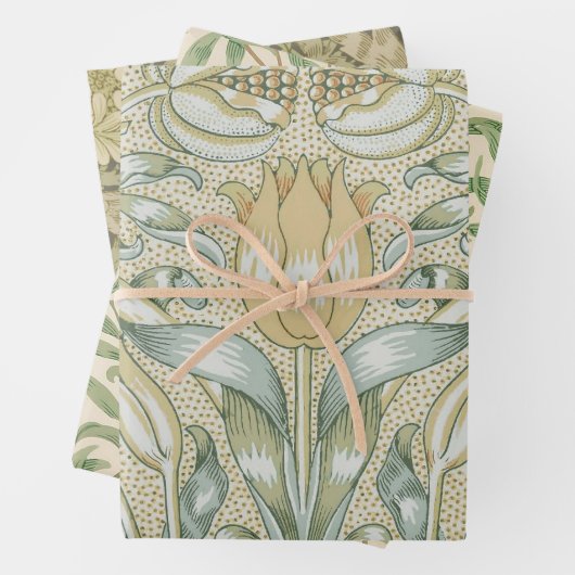 William Morris Lily und Pomegranate Blume Classic Geschenkpapier Set (Beispiel)