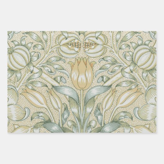 William Morris Lily und Pomegranate Blume Classic Geschenkpapier Set (Vorderseite)
