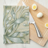 William Morris Lily und Pomegranate Blume Classic Geschirrtuch (Viertel Falte)