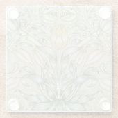 William Morris Lily und Pomegranate Blume Classic Glasuntersetzer (Rückseite)