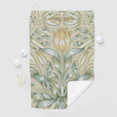 William Morris Lily und Pomegranate Blume Classic Golfhandtuch (Insitu)