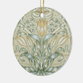 William Morris Lily und Pomegranate Blume Classic Keramik Ornament (Links)