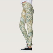 William Morris Lily und Pomegranate Blume Classic Leggings (Links)