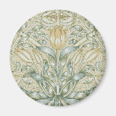 William Morris Lily und Pomegranate Blume Classic Magnet (Vorne)