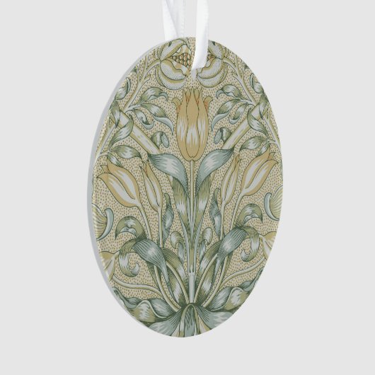 William Morris Lily und Pomegranate Blume Classic Ornament (Vorderseite)