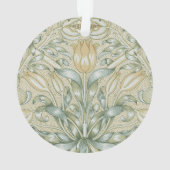 William Morris Lily und Pomegranate Blume Classic Ornament (Rückseite)
