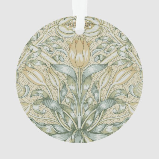 William Morris Lily und Pomegranate Blume Classic Ornament (Rückseite)