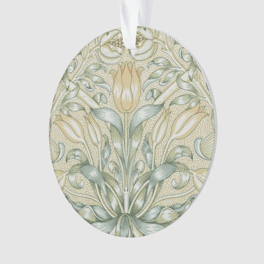 William Morris Lily und Pomegranate Blume Classic Ornament (Vorderseite)