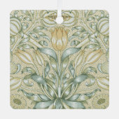 William Morris Lily und Pomegranate Blume Classic Ornament Aus Metall (Vorderseite)