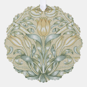 William Morris Lily und Pomegranate Blume Classic Ornament Karte