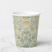 William Morris Lily und Pomegranate Blume Classic Pappbecher (Rückseite)
