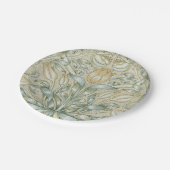 William Morris Lily und Pomegranate Blume Classic Pappteller (Schrägansicht)