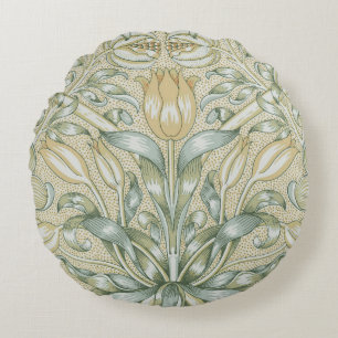William Morris Lily und Pomegranate Blume Classic Rundes Kissen