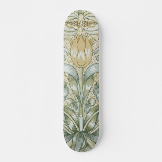William Morris Lily und Pomegranate Blume Classic Skateboard (Vorne)