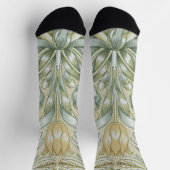 William Morris Lily und Pomegranate Blume Classic Socken (Oben)