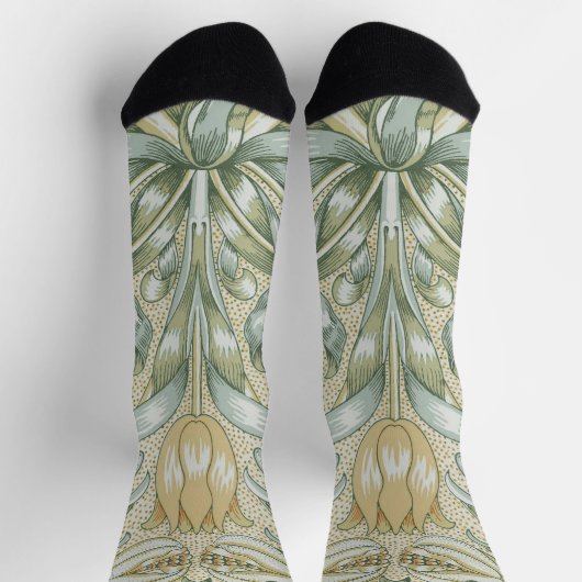 William Morris Lily und Pomegranate Blume Classic Socken (Oben)